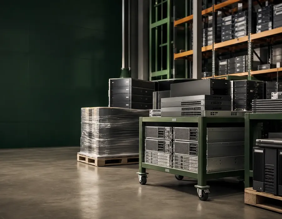 Enterprise IT assets organized for disposition
